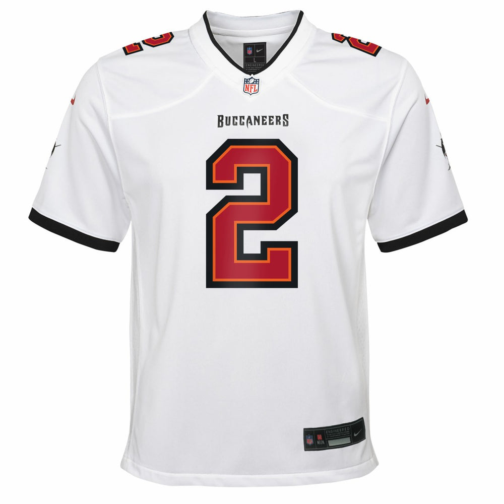 Tampa Bay Buccaneers Nike Emeka Egbuka  Youth White Game Jersey