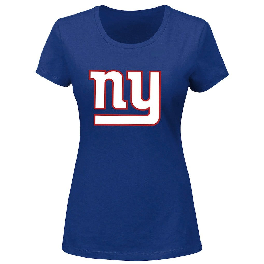 New York Giants Fanatics Cam Skattebo  Women's Plus Size Name & Number Scoop Neck T-Shirt