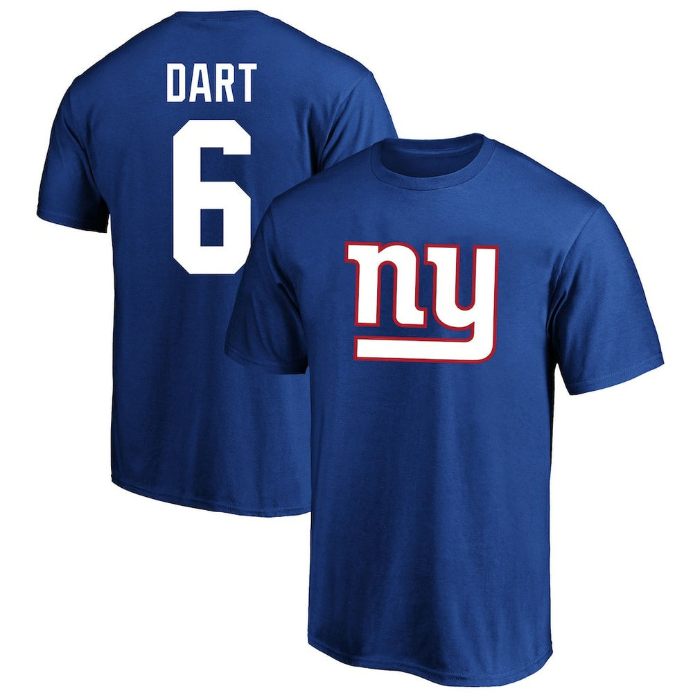 New York Giants Fanatics Jaxson Dart  Big & Tall Player Name & Number T-Shirt