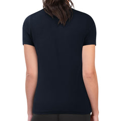 Colorado Avalanche G-III 4Her by Carl Banks Women's Super-Slim Lightweight Pinstripe Circle Graphic T-Shirt On Sale