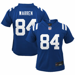 Indianapolis Colts Nike Tyler Warren  Preschool Team Game Jersey