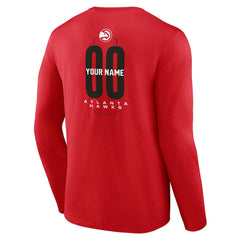 Atlanta Hawks Center Court Name & Number Custom Long Sleeve T-Shirt Online