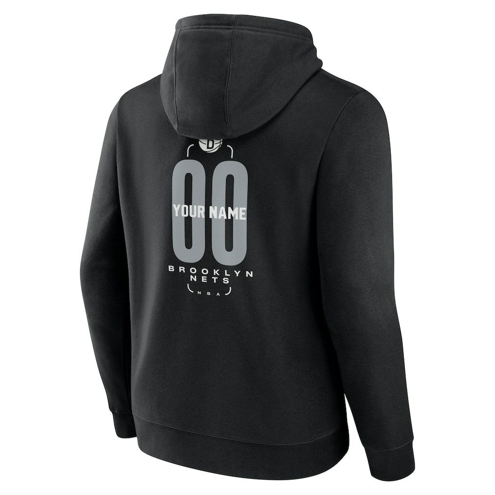 Brooklyn Nets Center Court Name & Number Custom Hoodie On Sale