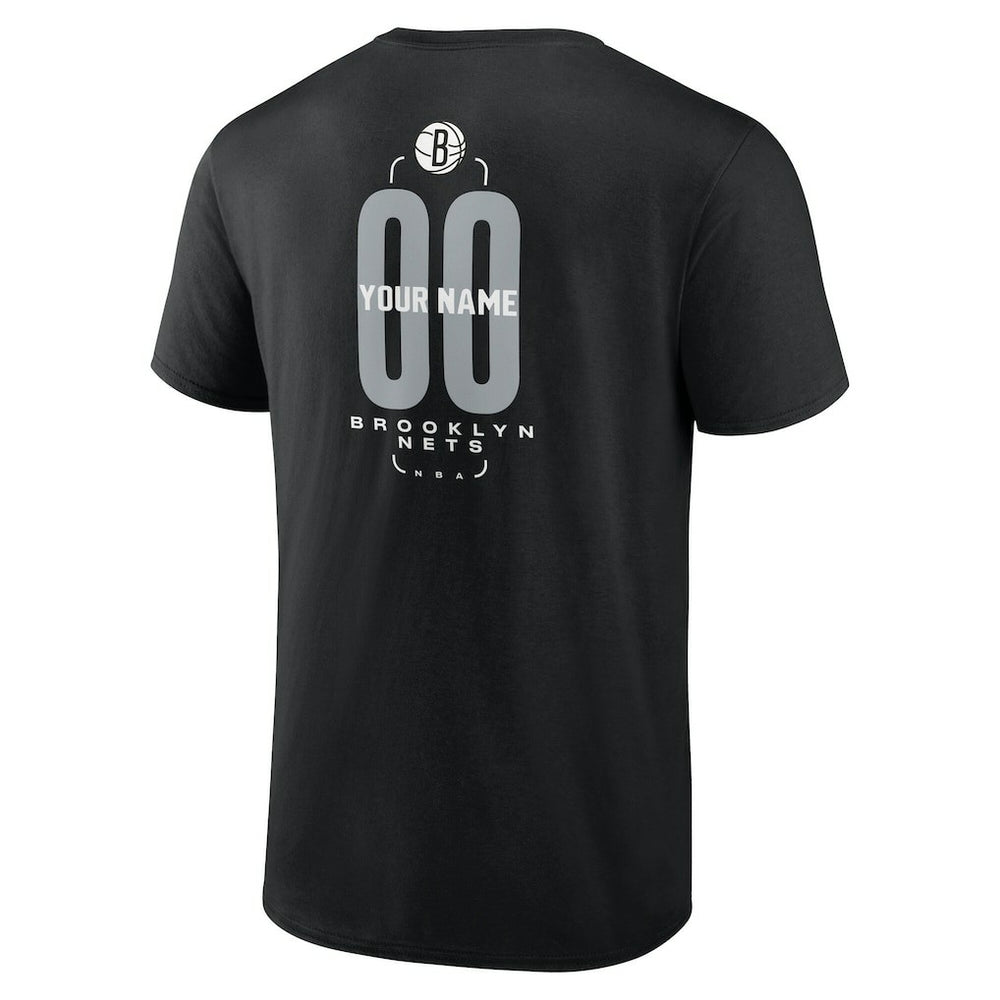 Brooklyn Nets Center Court Name & Number Custom T-Shirt On Sale