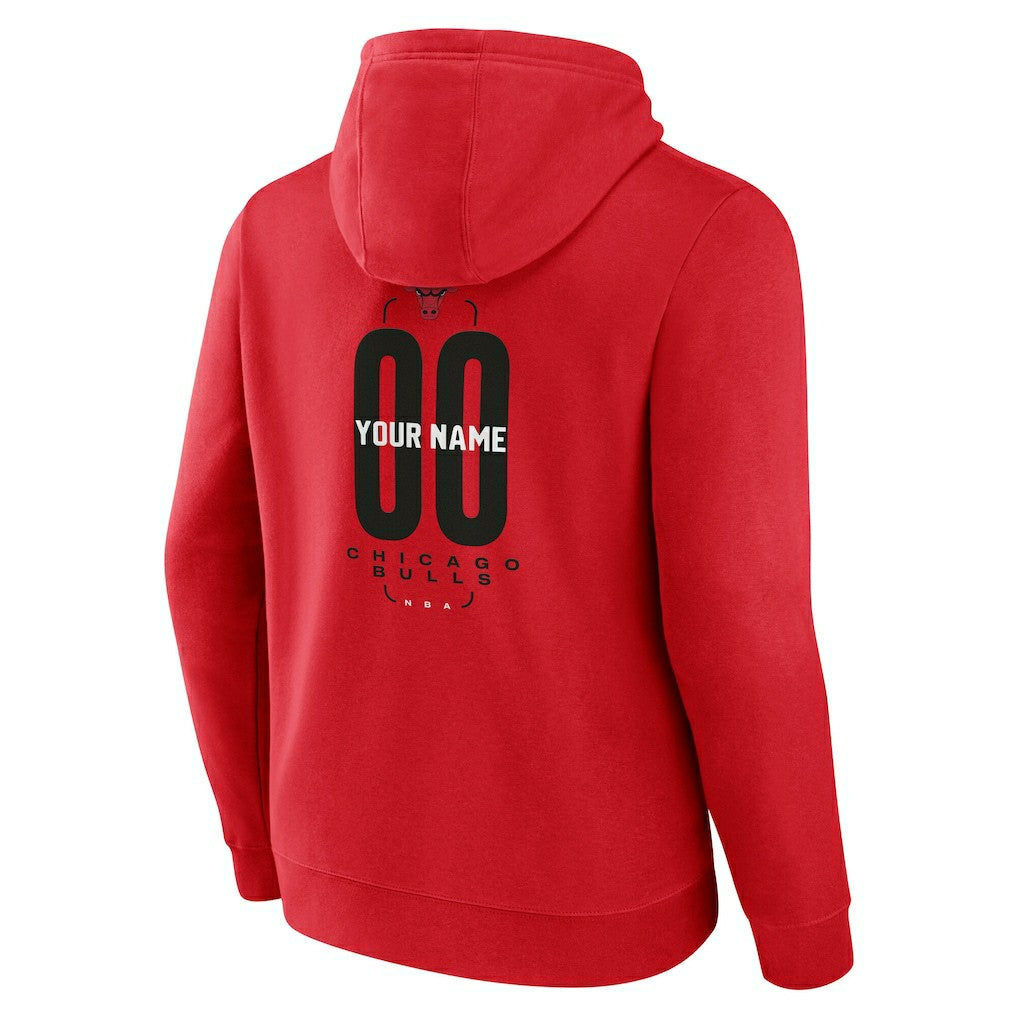 Chicago Bulls Center Court Name & Number Custom Hoodie Discount