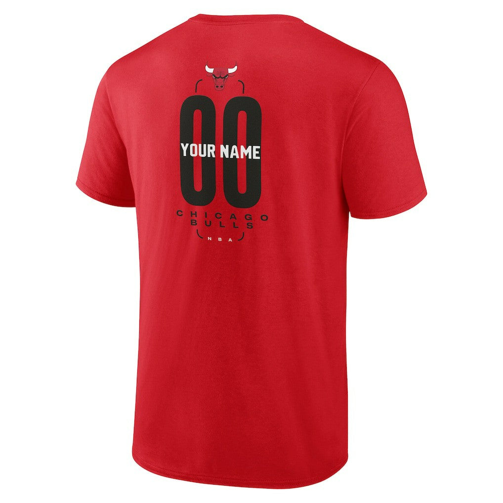 Chicago Bulls Center Court Name & Number Custom T-Shirt sale Discount