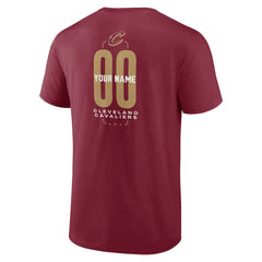 Cleveland Cavaliers Center Court Name & Number Custom T-Shirt sale On Sale