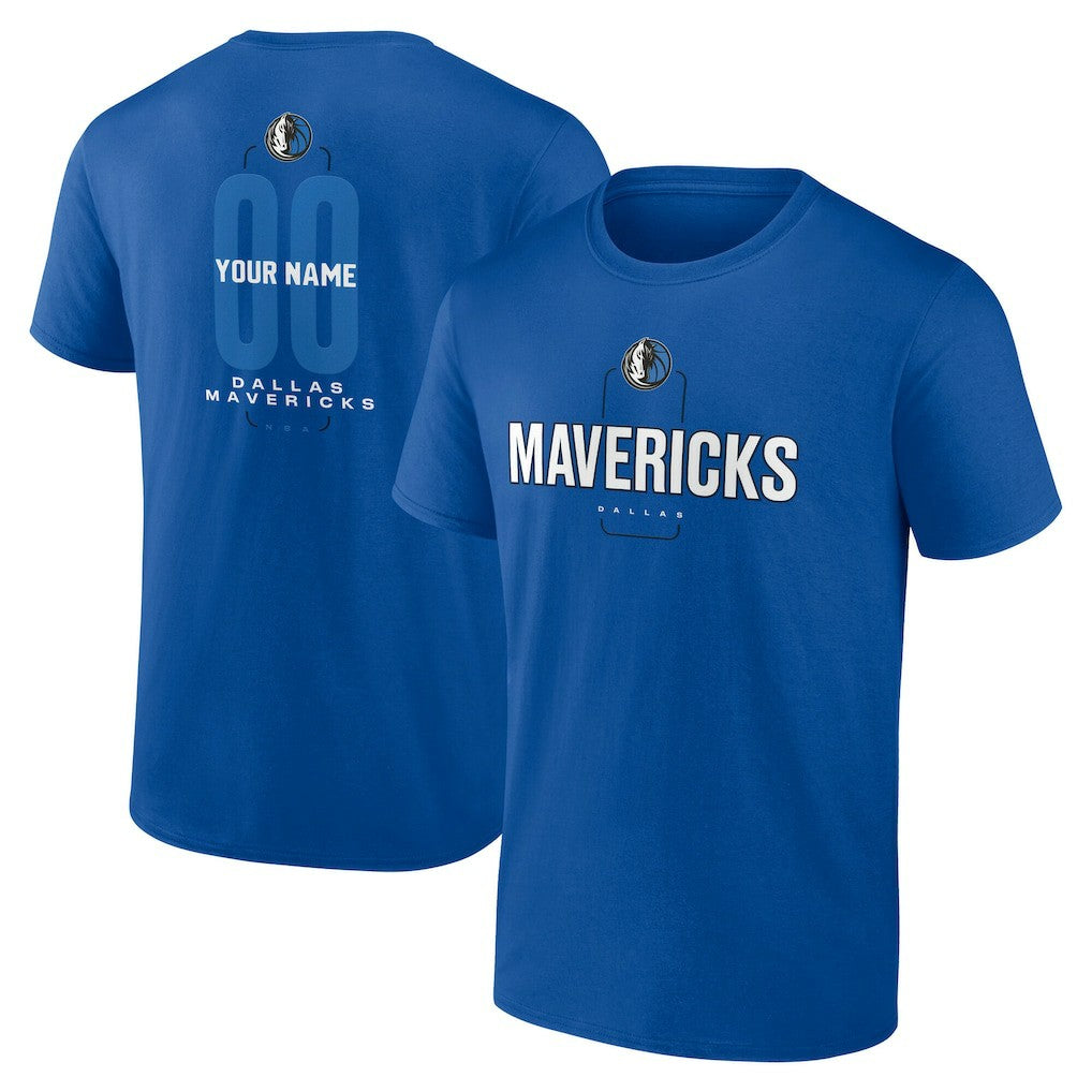 Dallas Mavericks Center Court Name & Number Custom T-Shirt sale Discount