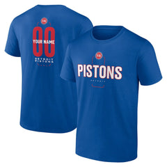 Detroit Pistons Center Court Name & Number Custom T-Shirt sale Online