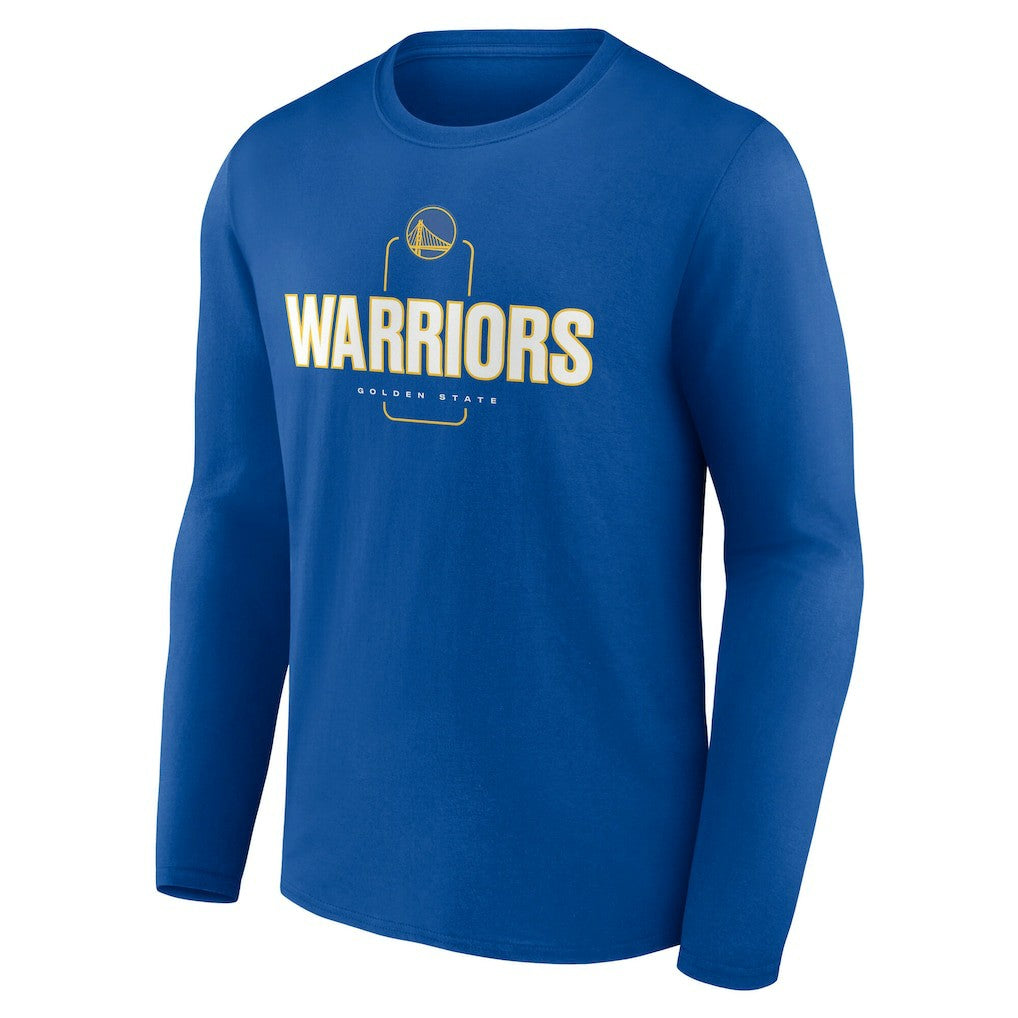 Golden State Warriors Center Court Name & Number Custom Long Sleeve T-Shirt sale For Sale