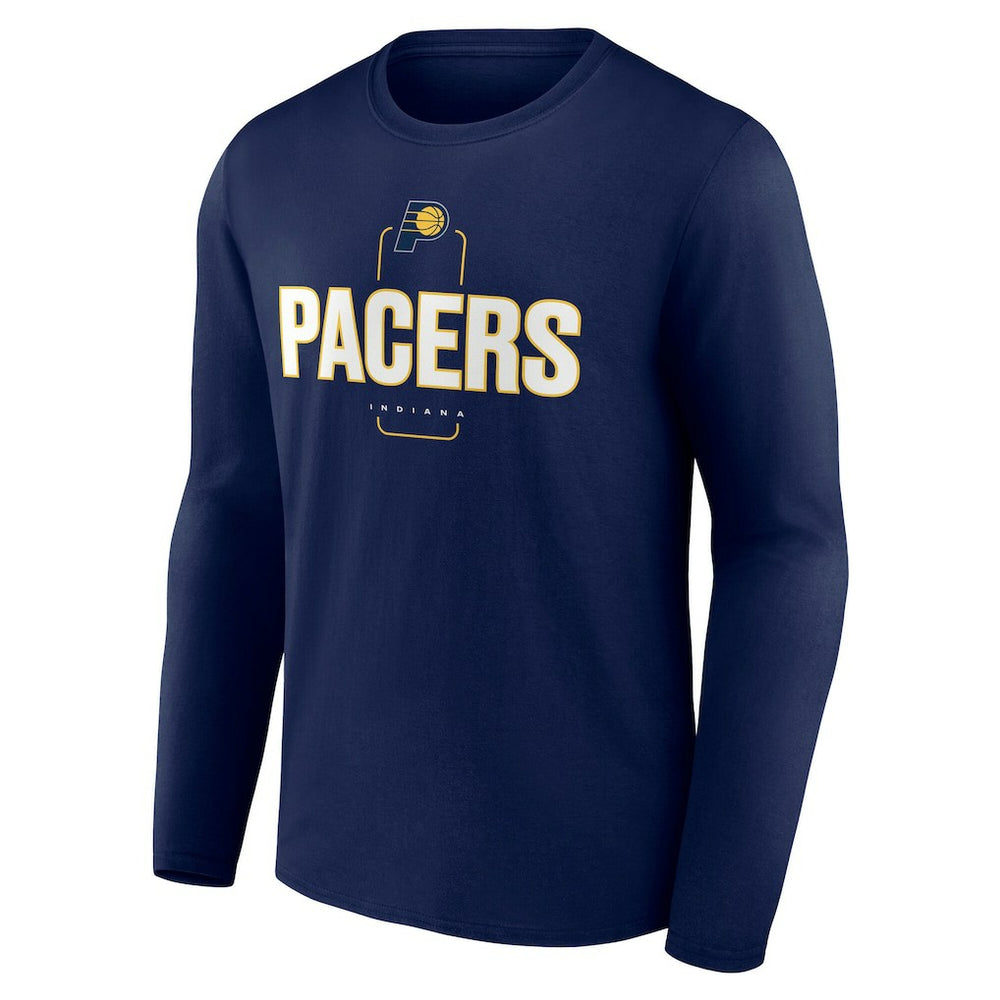Indiana Pacers Center Court Name & Number Custom Long Sleeve T-Shirt Outlet