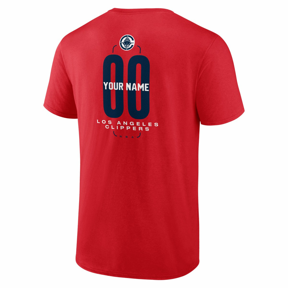 LA Clippers Center Court Name & Number Custom T-Shirt For Sale