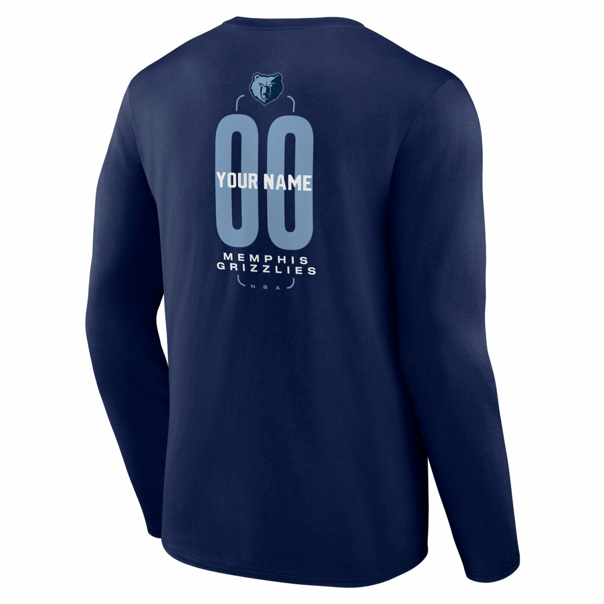Memphis Grizzlies Center Court Name & Number Custom Long Sleeve T-Shirt Discount