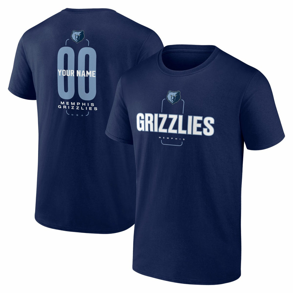 Memphis Grizzlies Center Court Name & Number Custom T-Shirt Outlet