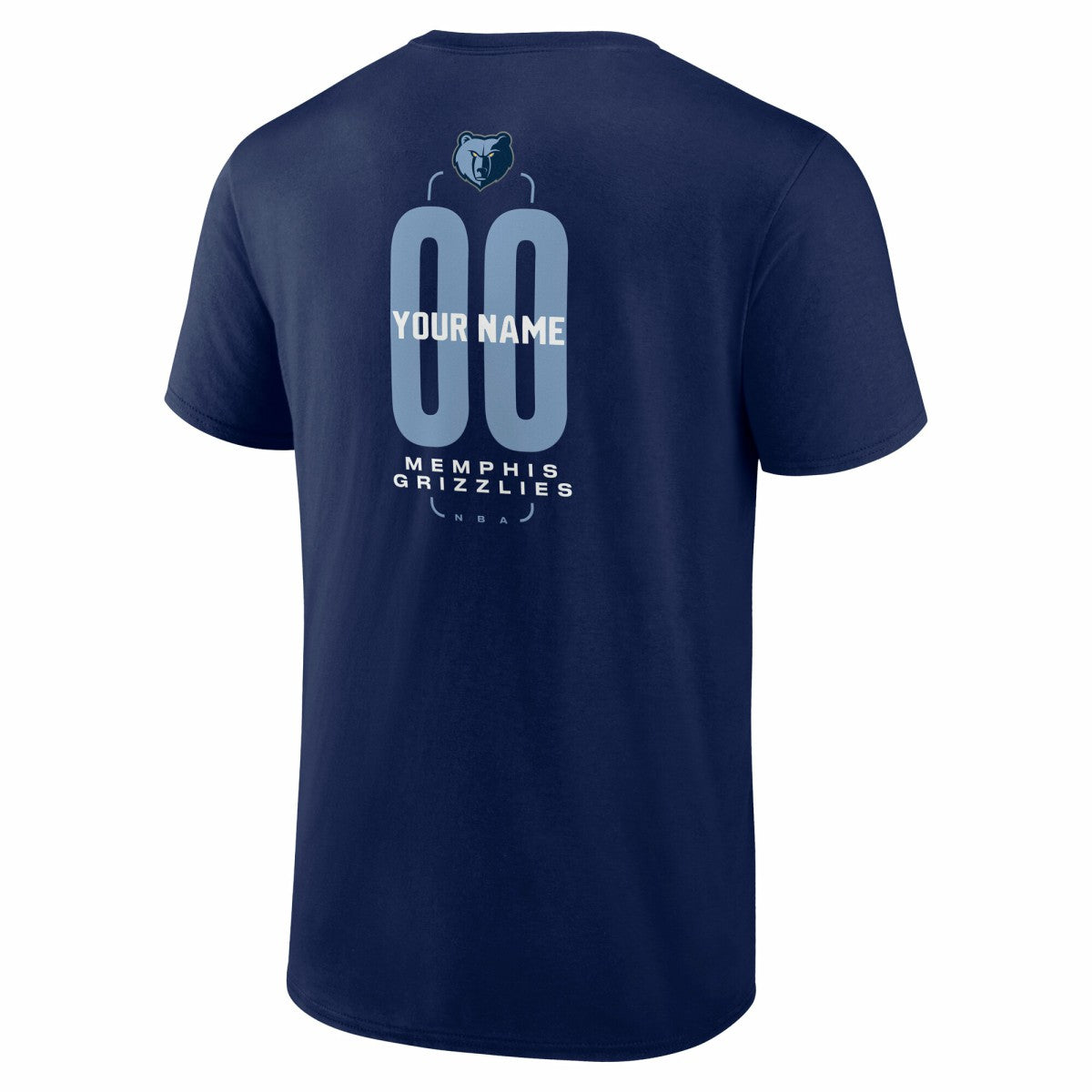 Memphis Grizzlies Center Court Name & Number Custom T-Shirt Outlet