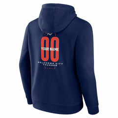 Oklahoma City Thunder Center Court Name & Number Custom Hoodie Online