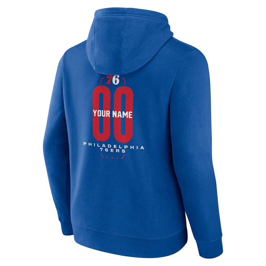 Philadelphia 76ers Center Court Name & Number Custom Hoodie Outlet