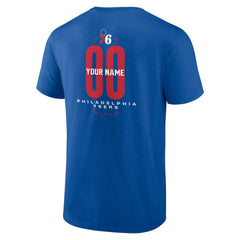Philadelphia 76ers Center Court Name & Number Custom T-Shirt New
