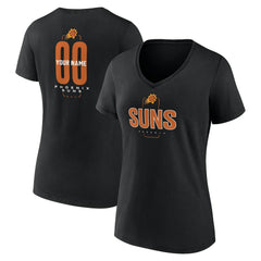 Phoenix Suns Women's Center Court Name & Number Custom V-Neck T-Shirt sale Online