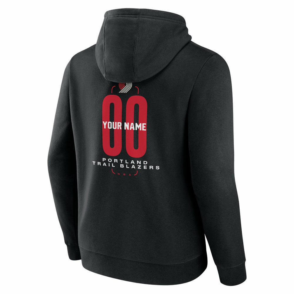 Portland Trail Blazers Center Court Name & Number Custom Hoodie On Sale