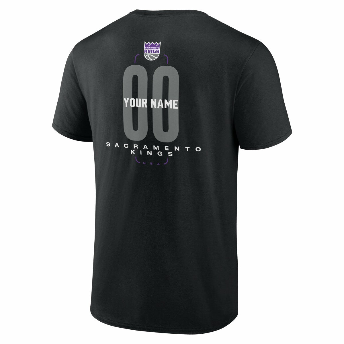 Sacramento Kings Center Court Name & Number Custom T-Shirt On Sale