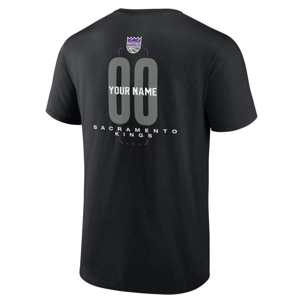 Sacramento Kings Center Court Name & Number Custom T-Shirt On Sale