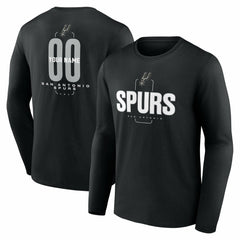 San Antonio Spurs Center Court Name & Number Custom Long Sleeve T-Shirt Discount