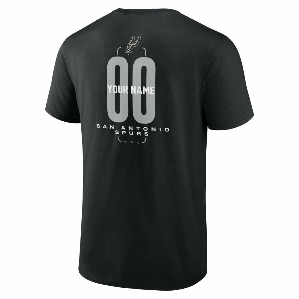 San Antonio Spurs Center Court Name & Number Custom T-Shirt On Sale