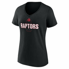 Toronto Raptors Women's Center Court Name & Number Custom V-Neck T-Shirt On Sale