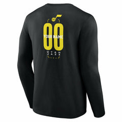 Utah Jazz Center Court Name & Number Custom Long Sleeve T-Shirt Discount
