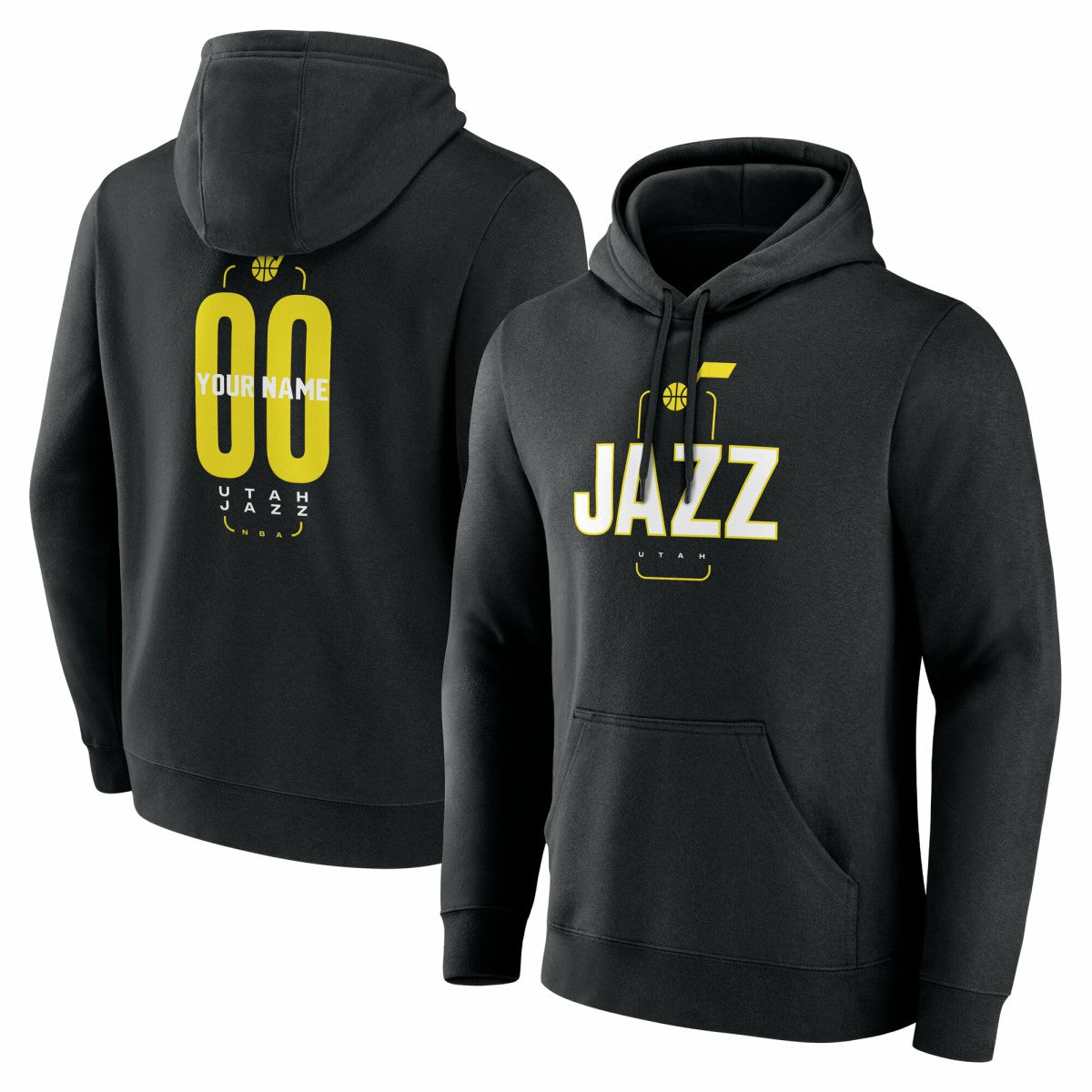 Utah Jazz Center Court Name & Number Custom Hoodie Discount