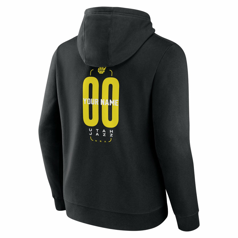 Utah Jazz Center Court Name & Number Custom Hoodie Discount