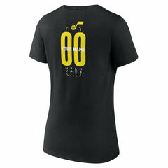 Utah Jazz Women's Center Court Name & Number Custom V-Neck T-Shirt Outlet