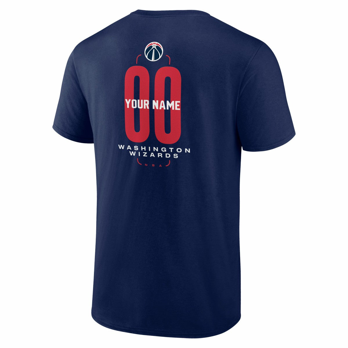 Washington Wizards Center Court Name & Number Custom T-Shirt New