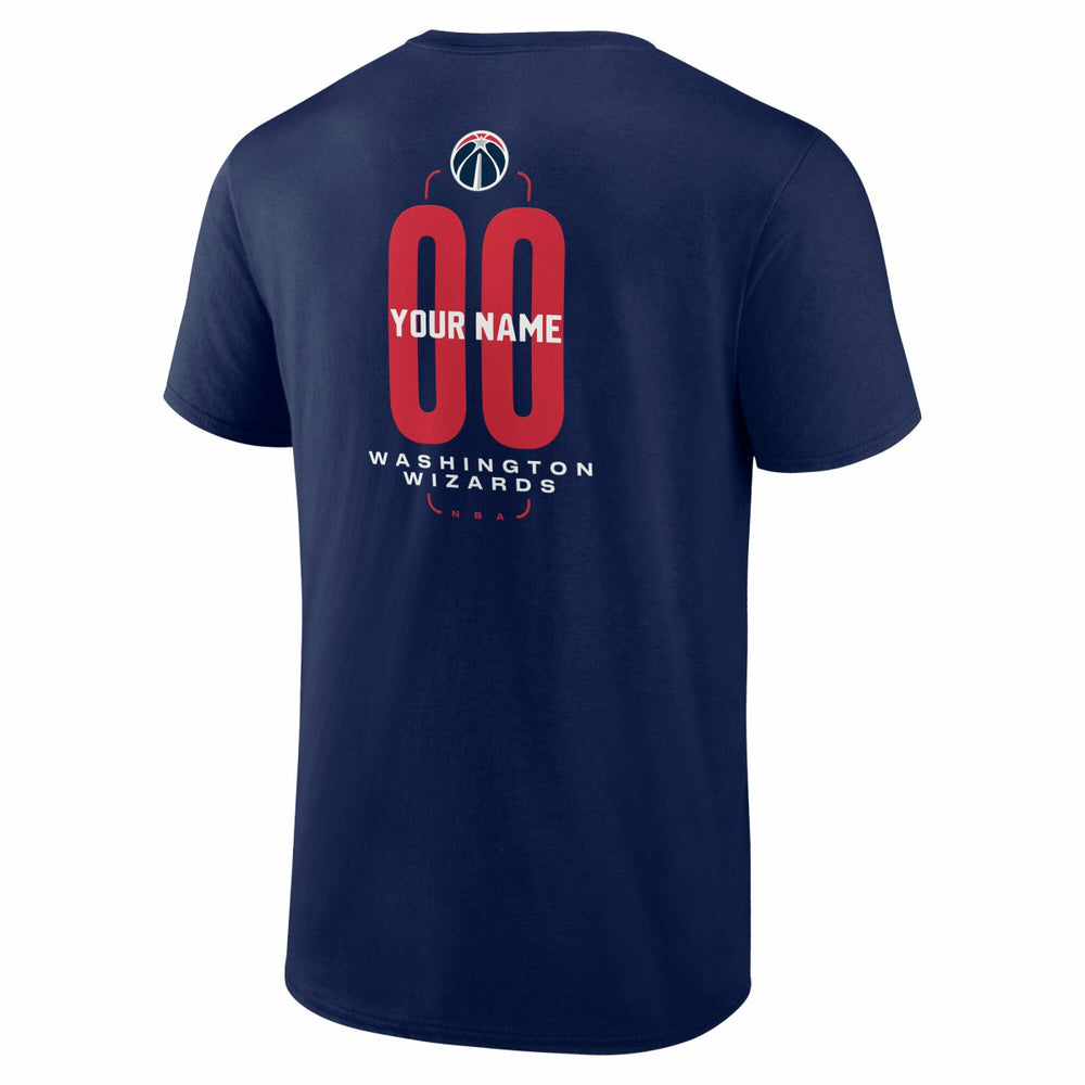 Washington Wizards Center Court Name & Number Custom T-Shirt New