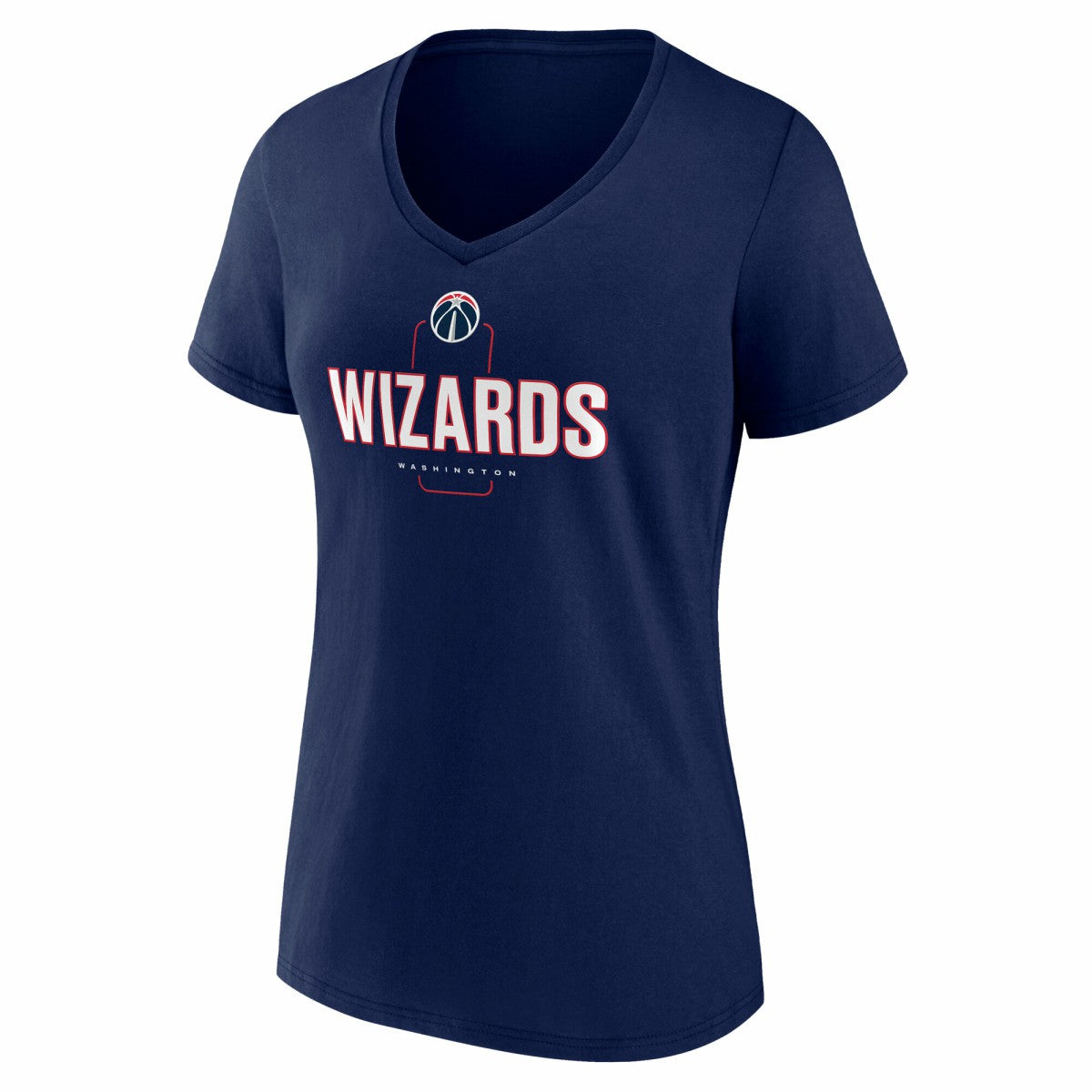 Washington Wizards Women's Center Court Name & Number Custom V-Neck T-Shirt Online