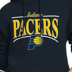 Indiana Pacers Starter Women's Arch Stripe Fleece Hoodie Discount