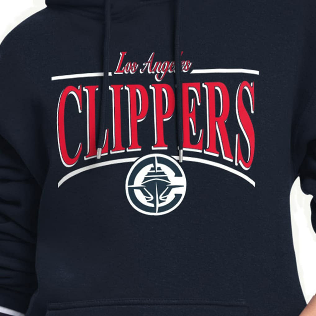LA Clippers Starter Women's Arch Stripe Fleece Hoodie Online