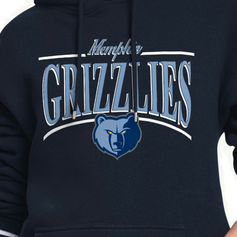 Memphis Grizzlies Starter Women's Arch Stripe Fleece Hoodie Online