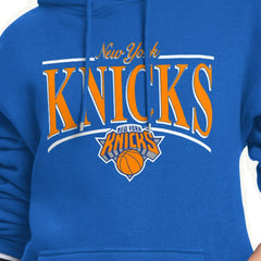 New York Knicks Starter Women's Arch Stripe Fleece Hoodie Discount