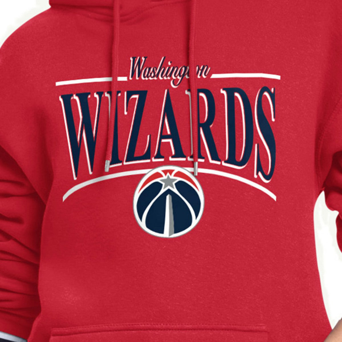 Washington Wizards Starter Women's Arch Stripe Fleece Hoodie Online