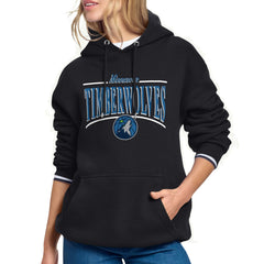 Minnesota Timberwolves Starter Women's Arch Stripe Fleece Hoodie For Sale