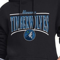 Minnesota Timberwolves Starter Women's Arch Stripe Fleece Hoodie For Sale