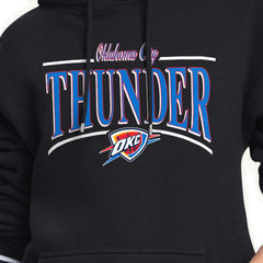 Oklahoma City Thunder Starter Women's Arch Stripe Fleece Hoodie On Sale