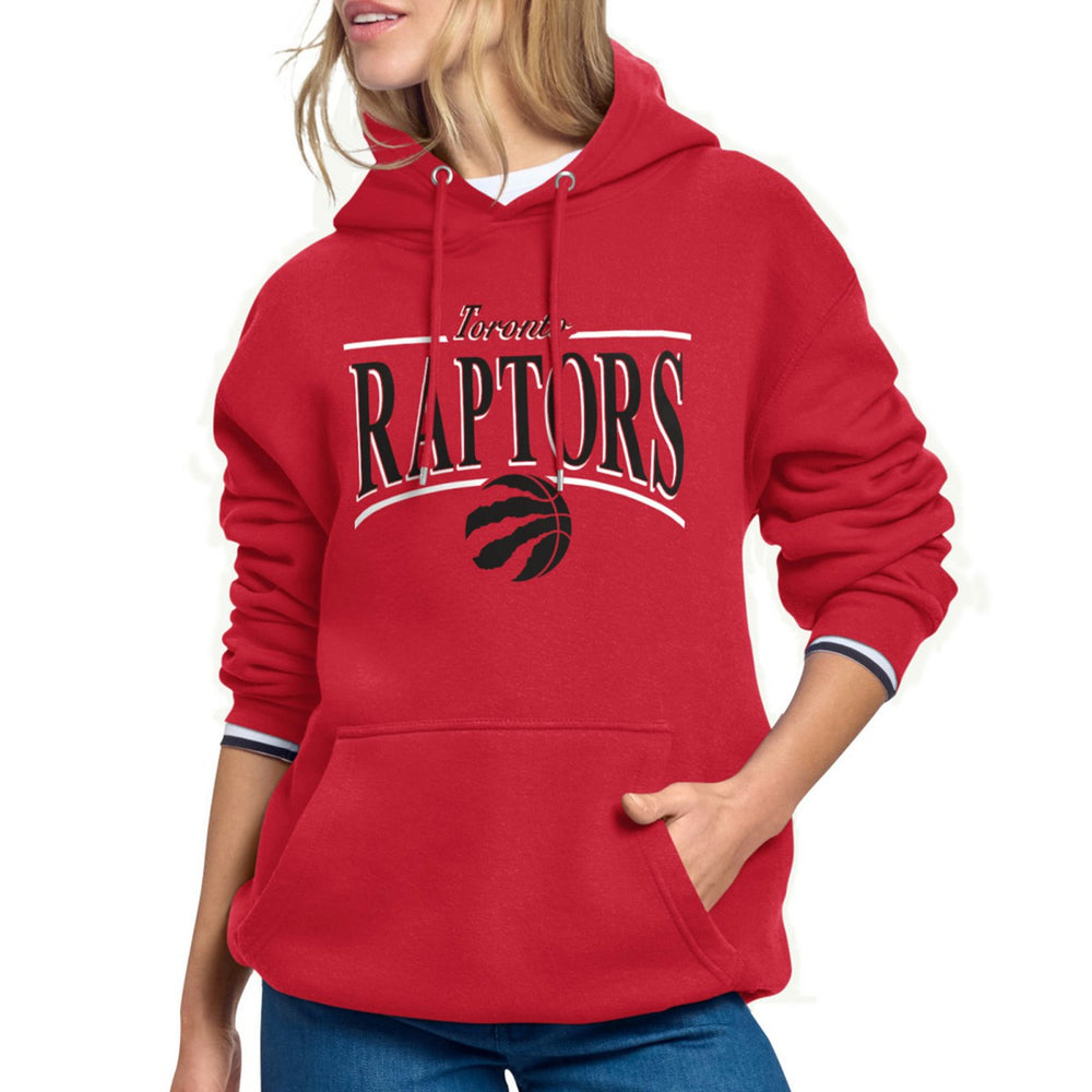 Toronto Raptors Starter Women's Arch Stripe Fleece Hoodie For Sale