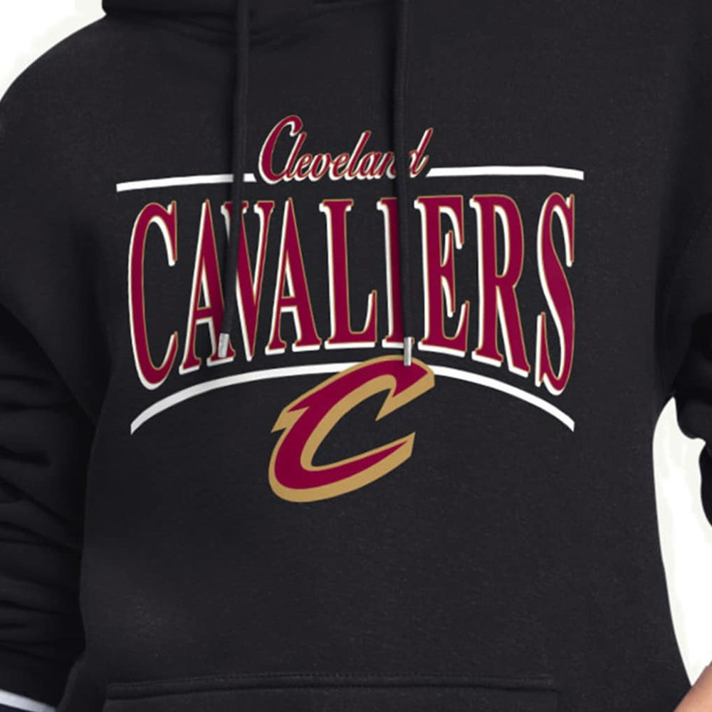 Cleveland Cavaliers Starter Women's Arch Stripe Fleece Hoodie sale Outlet