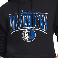 Dallas Mavericks Starter Women's Arch Stripe Fleece Hoodie sale For Sale