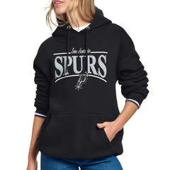 San Antonio Spurs Starter Women's Arch Stripe Fleece Hoodie For Sale