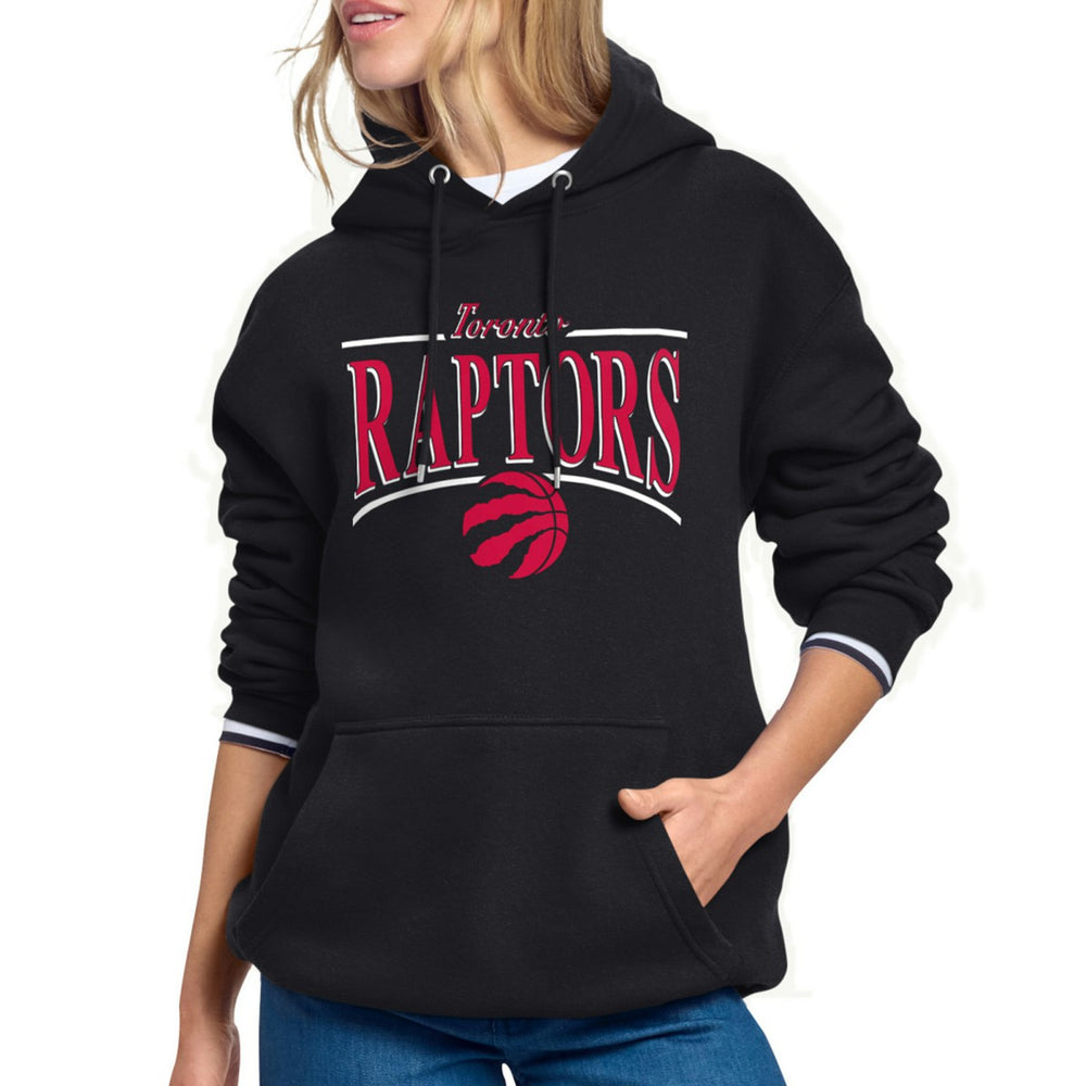 Toronto Raptors Starter Women's Arch Stripe Fleece Hoodie Discount