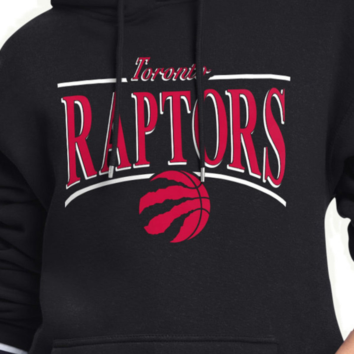 Toronto Raptors Starter Women's Arch Stripe Fleece Hoodie Discount